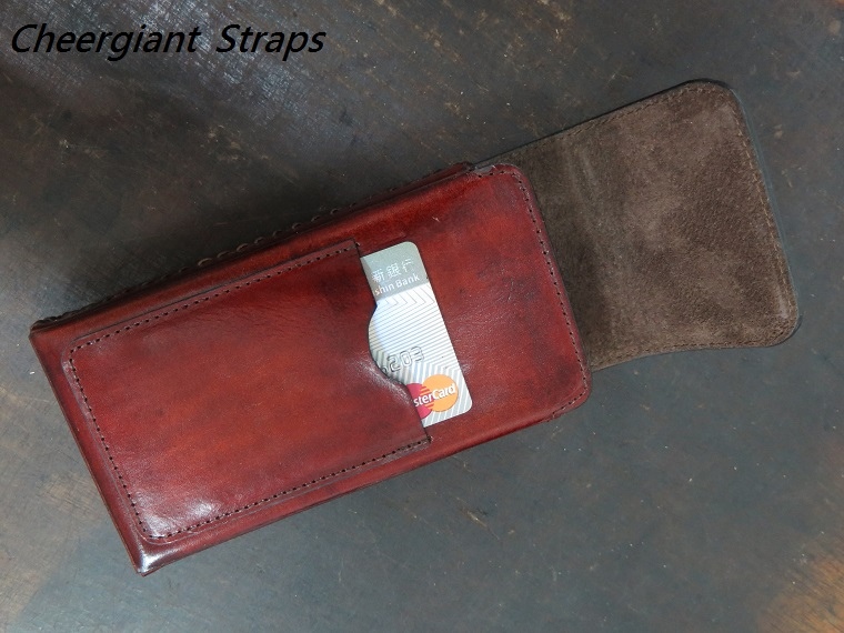 腰掛直式手機皮套(附卡片夾層),straight phone holster (with mezzanine for saving the card)05.JPG