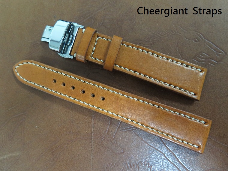 Oris Big Crown coco honey brown leather strap,20x18mm,83x130mm,3.2mm taper to 2.8mm,cream stitch.03.JPG