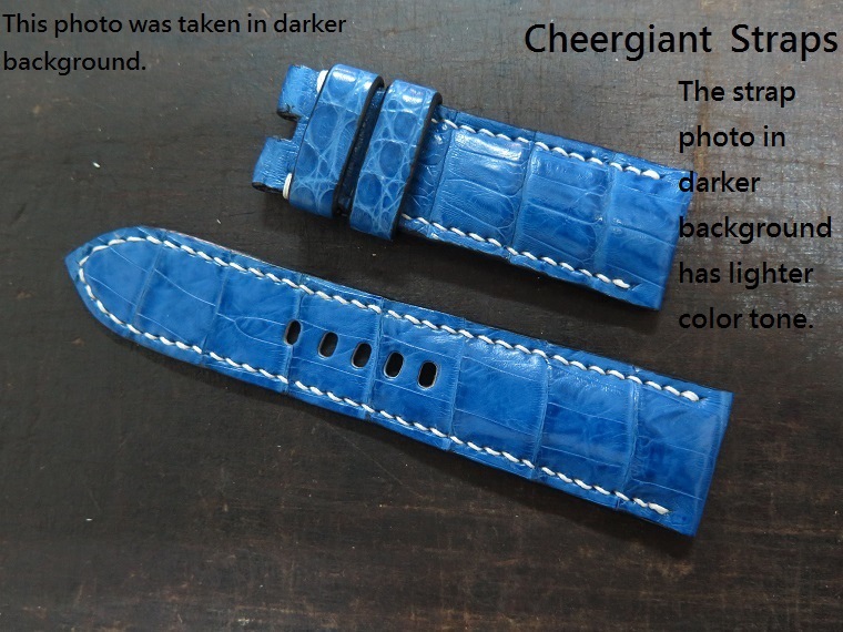 Panerai Luminor Marina blue crocodile strap,24x22mm,75x115mm,white stitching.05.JPG