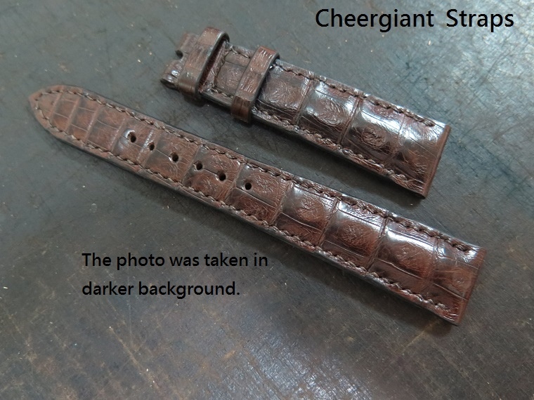 Rolex Datejust padded burgundy croco strap,20x16mm,75x125mm,thick 5.5mm taper to 3.0mm,match stitching. 03.JPG