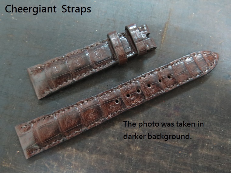 Rolex Datejust padded burgundy croco strap,20x16mm,75x125mm,thick 5.5mm taper to 3.0mm,match stitching. 02.JPG
