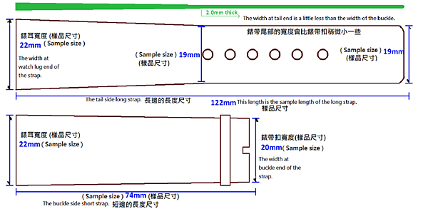 The sizes of strap sample - 錶帶的尺寸規格.png