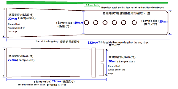 The sizes of strap sample - 錶帶的尺寸規格.png