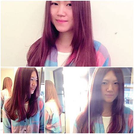 台北東區剪髮推薦Rainbow Hair 設計師Cheetah作品----東區髮型，東區剪髮東區染髮，韓系髮型，女生特長髮，個性風，粉紅摩卡，淡淡紫羅蘭 x 鮮豔密桃紫。