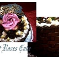 Basket roses cake