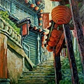 【九份--戀戀山城】、2004、油彩、畫布、91.0×72.5cm（30F）.jpg