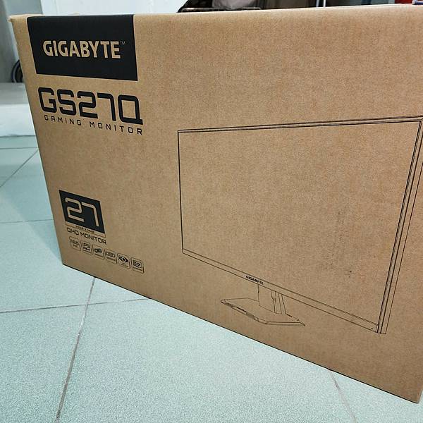 【開箱】技嘉 GS27Q 平價電競螢幕 2K+165Hz