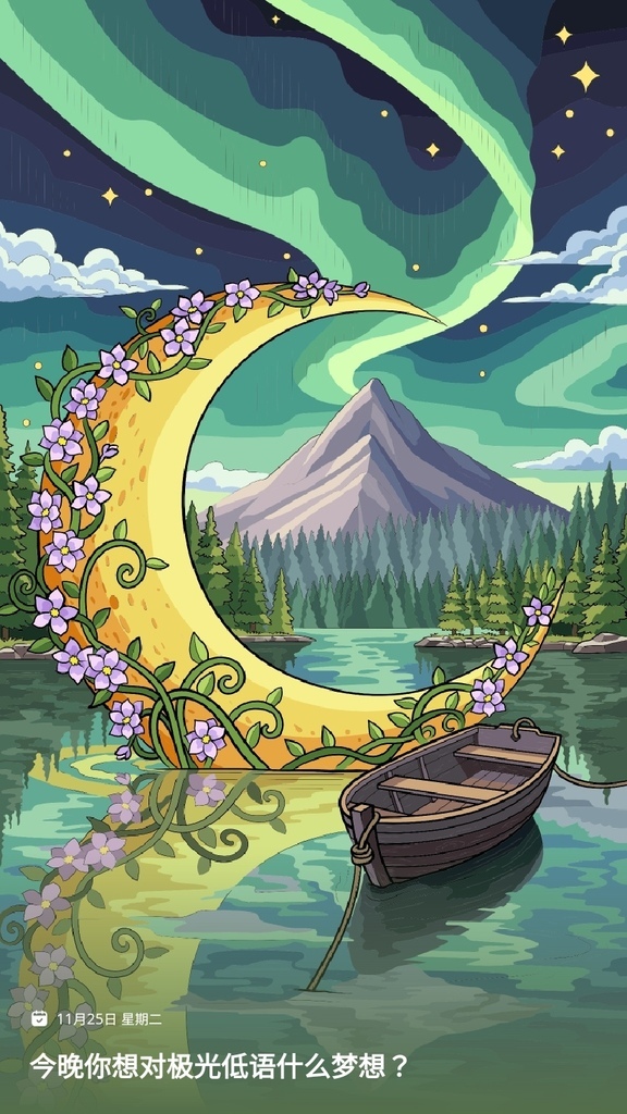 數字填色(Paint by Number),2025.11.25,今晚你想對極光低語什麼夢想? 數字填色(Paint by Number),2025.11.25,今晚你想對極光低語什麼夢想?