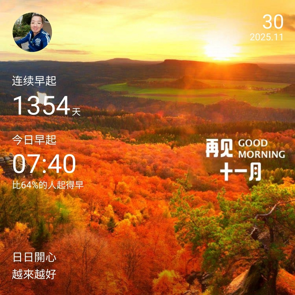 早安打卡圖,2025.11.30,日日開心,越來越好 早安打卡圖,2025.11.30,日日開心,越來越好