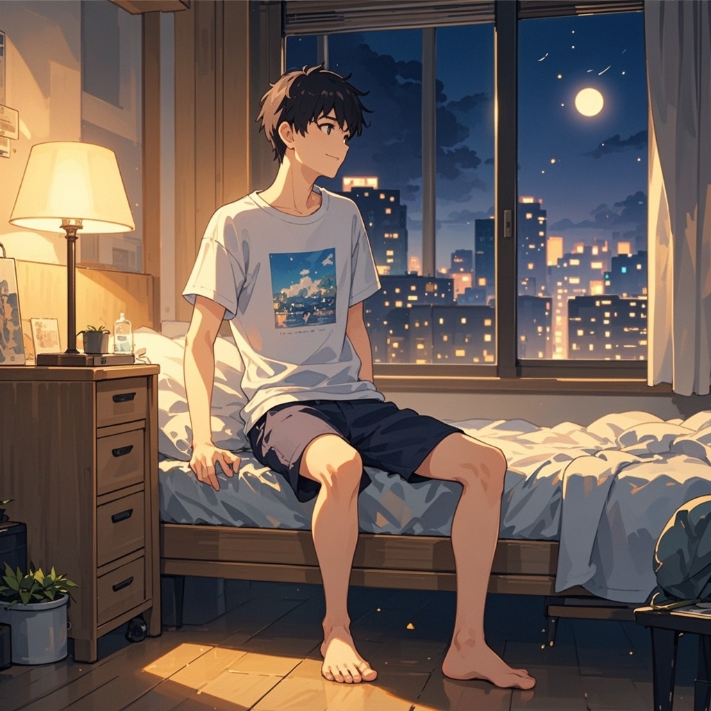 赤腳生活日安打卡圖，2025.12.04，晚安，祝夜夜好眠，美夢香甜