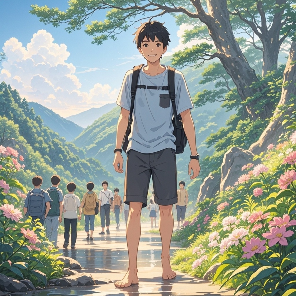 赤腳生活日安打卡圖，2025.12.05，每天赤腳走路，解壓又健身