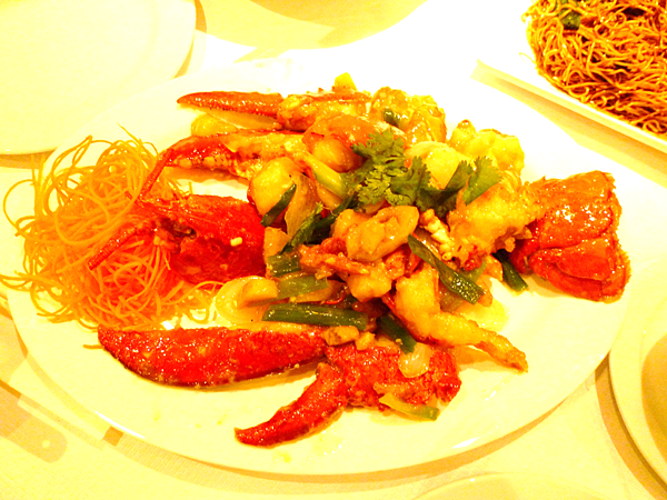 成寒-倫敦華埠 Chinatown 蔥薑焗龍蝦