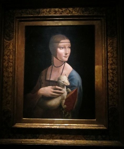 18-Lady With an Ermine-Leonardo da Vinci, 1452-1519-Krakow, Poland-成寒.JPG