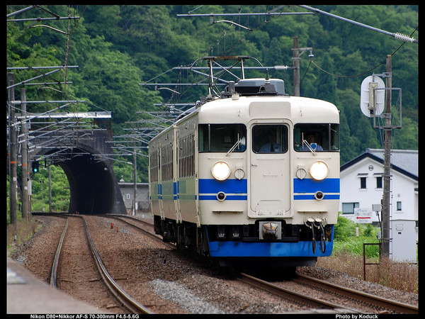 475系電車@南今庄_1_20070618