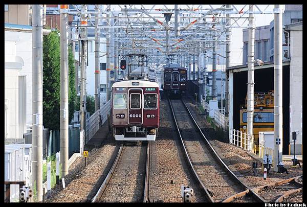 阪急電鐵6000系and5100系電車@十三_1(2)_20110913.jpg