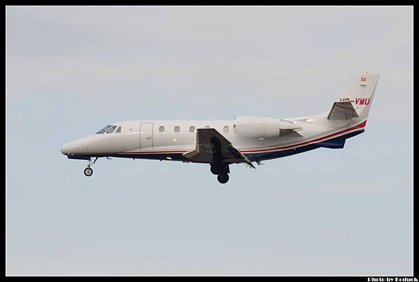 Private Cessna 560XL Citation Excel(HB-VMU)@FRA_1(2)_20120221