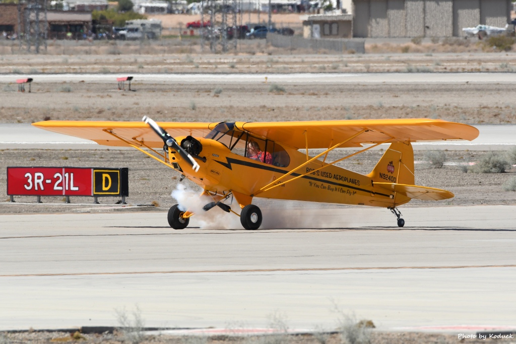 Private Piper J-3C-65 Cub(N92400)@Yuma_7_20180317.jpg