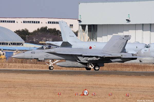 U.S. Navy VFA-195 FA-18E Super Hornet(403)@Atsugi_1(1)_20140113.JPG