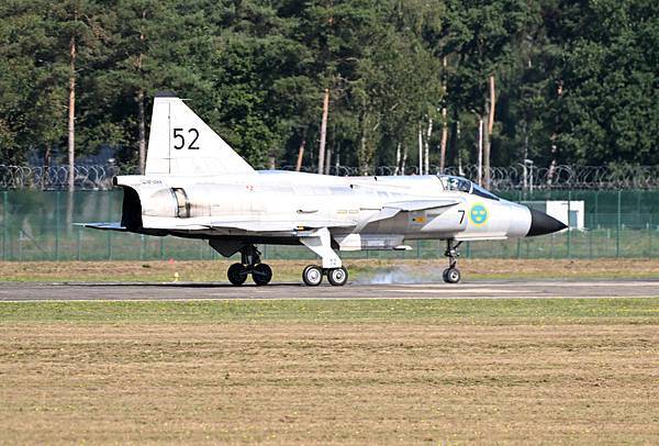 Swedish Air Force Saab 37 Viggen(SE-DXN)@BAFD_23_20230910.JPG