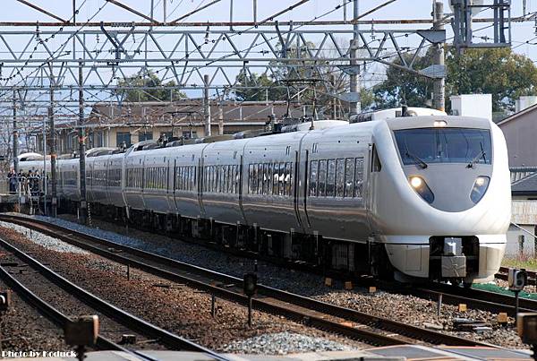 Railway Japanjr系統 683系特急thunder Bird At 山崎西12 Railway Japanjr系統 683系特急thunder Bird At 山崎西12