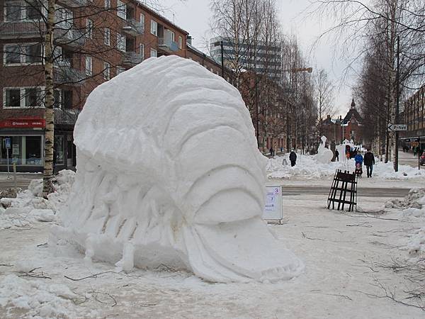 2015年瑞典于默奧(Umeå)雪雕比賽