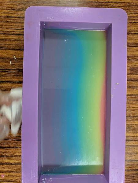 彩虹漸層皂