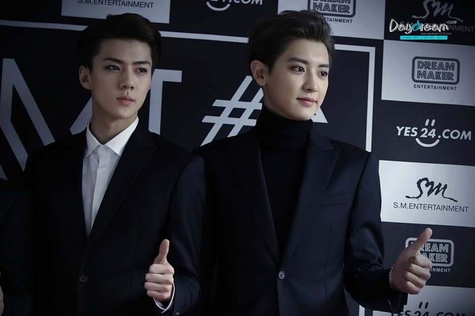 150308 엑소 2번째 단독콘서트 기자회견 세훈 찬열6