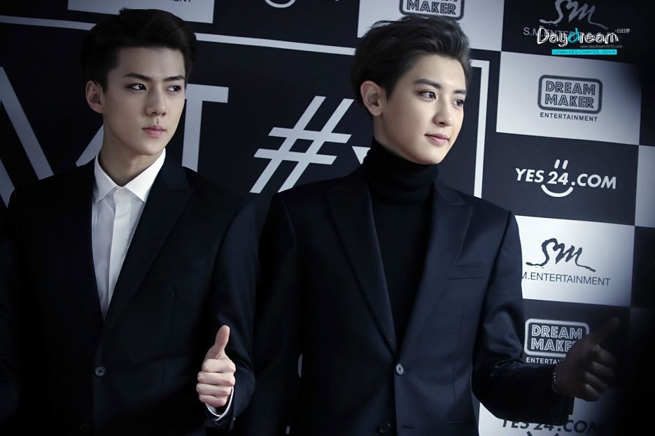 150308 엑소 2번째 단독콘서트 기자회견 세훈 찬열4