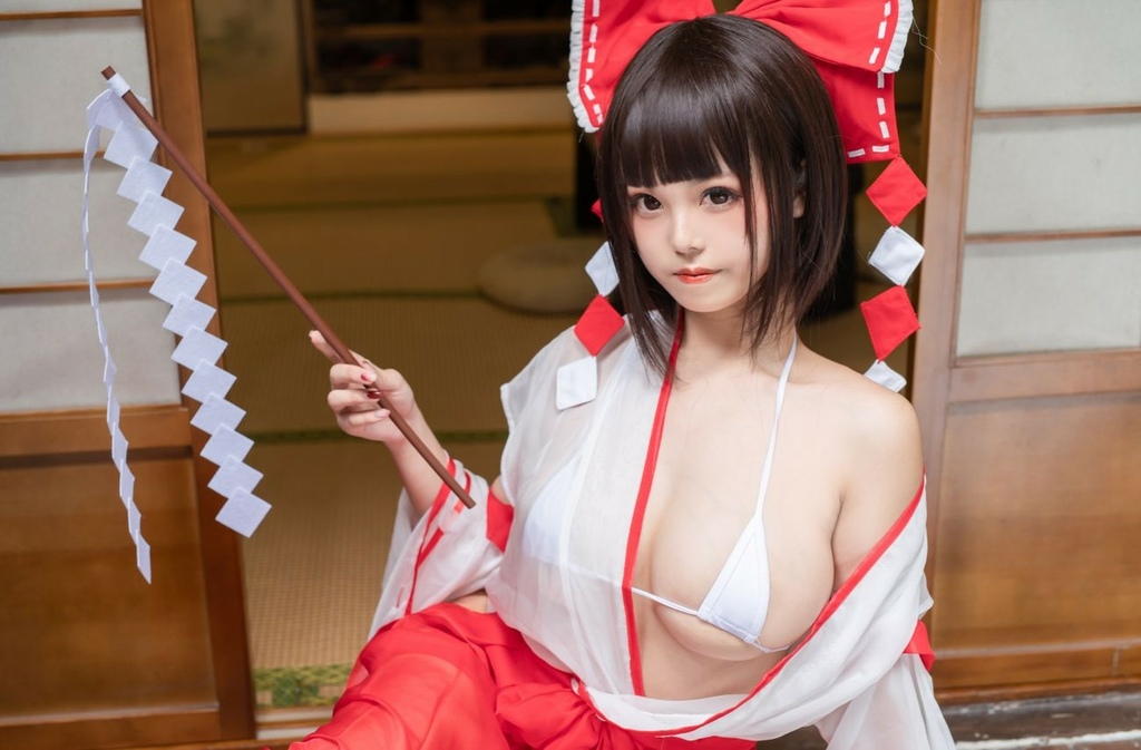 蜜汁貓裘 Cosplay 巫女 Miko Sister