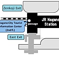 前往野猿公苑-電車轉巴士(長野車站搭電鐵MAP)