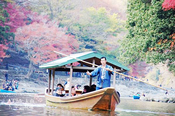 嵐山嵐峽尾形船桂川紅葉狩 (161)