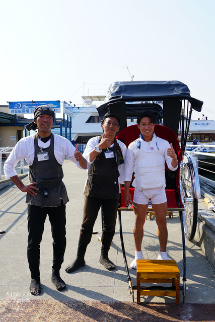 函館-金森倉庫人力車 (1).JPG - 北海道函館。港灣區。金森赤煉瓦倉庫群