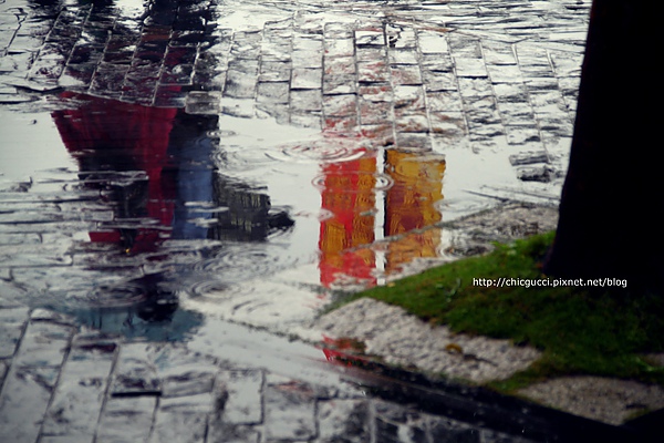 在雨中  宜蘭傳統藝術中心