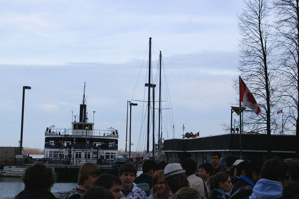 View from the boat