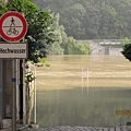 多瑙河水位已經溢出來了