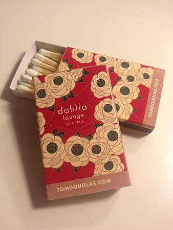 Matchbox from Dahlia Lounge