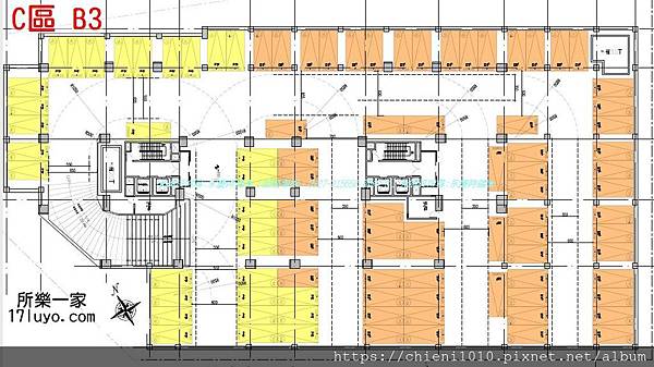 q17新竹東區介壽段-安康社區重劃區開發案│太睿建設C區寶睿第苑-B3停車場平面配置圖.jpg