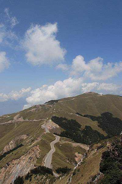 武嶺與合歡山主峰