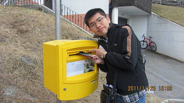 在策馬特寄明信片 在策馬特寄明信片