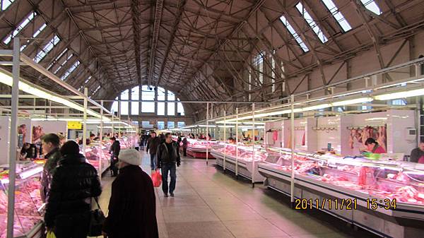 里加中央市場裡面 里加中央市場裡面