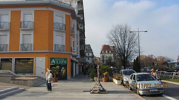 Evian的街道 Evian的街道