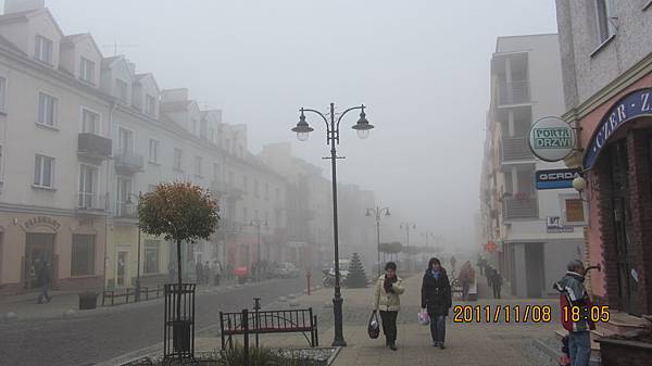 Malbork的主要街道一景 Malbork的主要街道一景