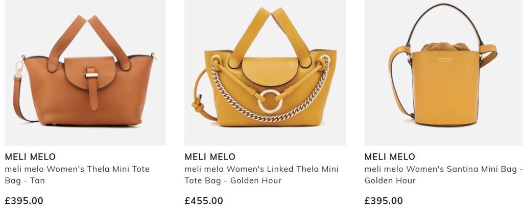 meli melo Women's Santina Mini Bag - Golden Hour