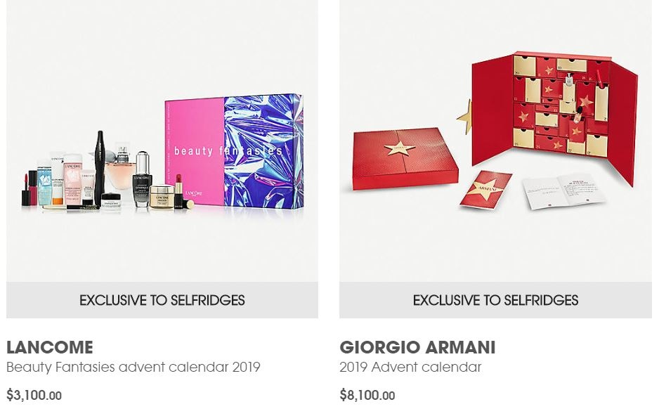armani advent calendar 2019
