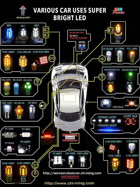 AUTOMOTIVE LED bulbs-lamps