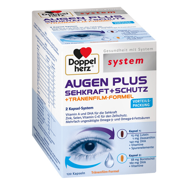 Doppelherz Augen Plus Sehkraft + Schutz Syst. (120 Stk.)
