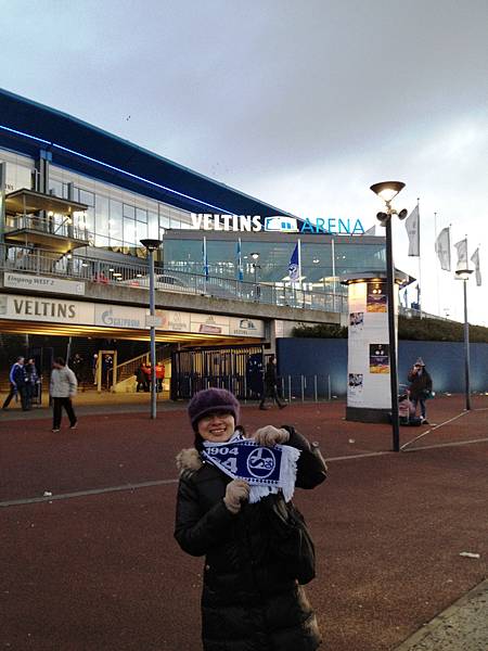 0219 at Veltins Arena, Gelsenkirchen - 大好人餽贈的球隊圍巾 最棒的紀念品