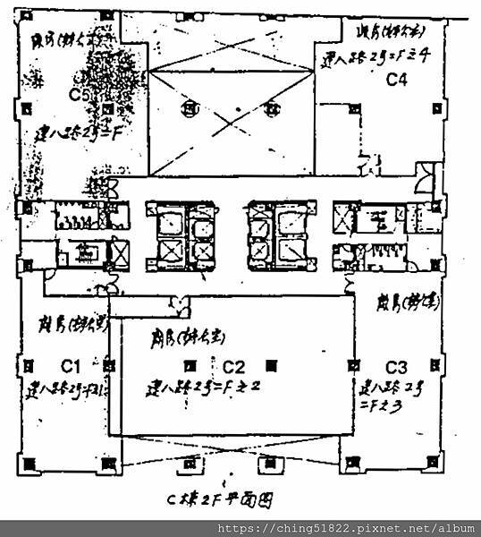 遠東世紀C棟二樓平面圖