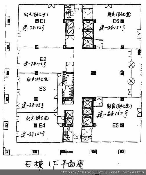 遠東世紀E棟一樓平面圖