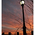 Sunset in the Battery Park